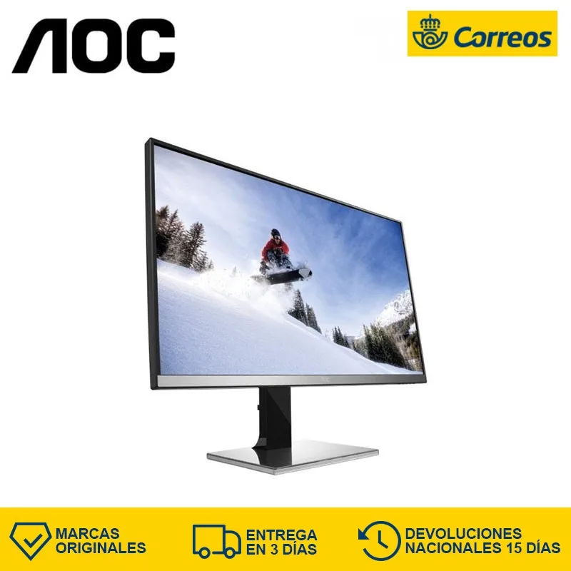 

25'' 2560 x 1440 Pixels AOC Gaming Q2577PWQ LED Monitor 63.5 cm HDMI 2K QHD Display Screen AOC Q2577PWQ Monitor