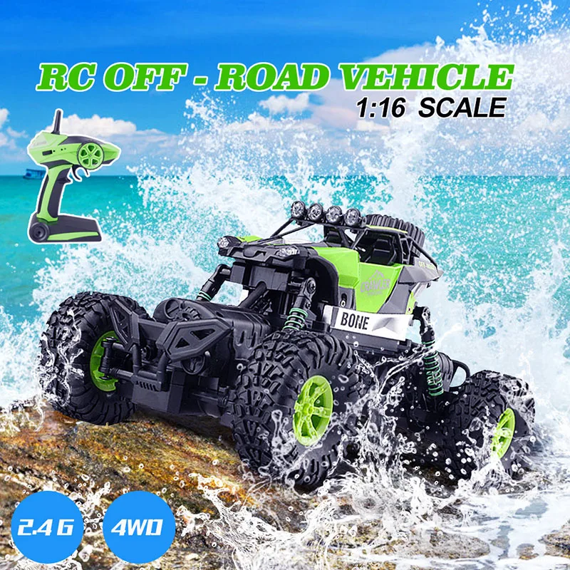 RC автомобилей 2 4 г 4CH 4WD рок сканеры для вождения автомобиля Double моторы Bigfoot