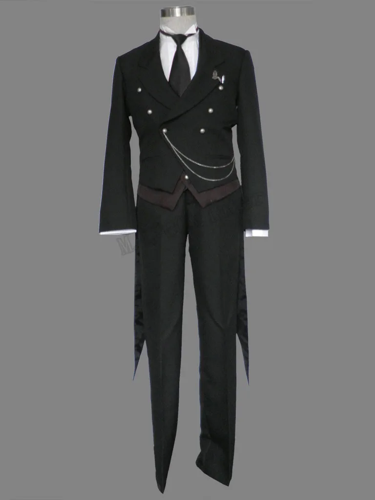 Original Edition Black Butler 2 Kuroshitsuji Sebastian Cosplay party