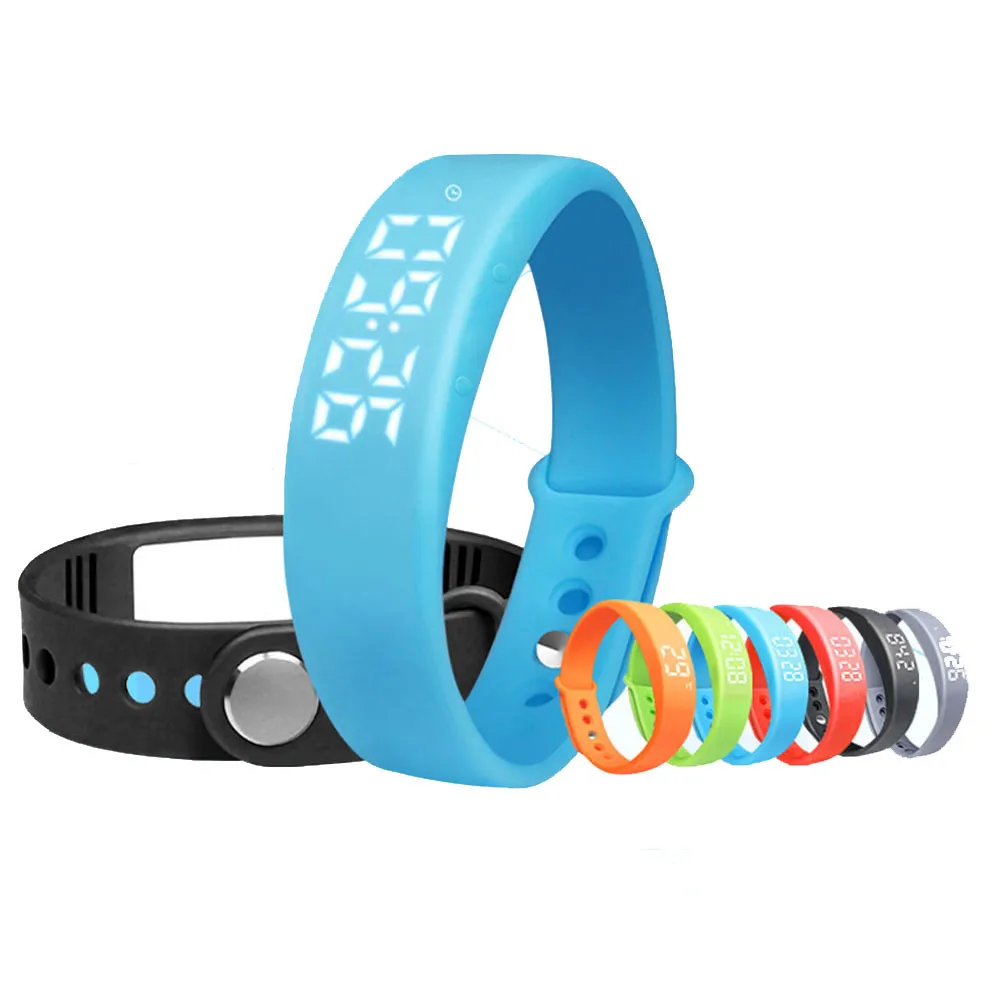 

NEW 2017 Big promotion Portable Sports Pedometer Smart Bracelet Health Band Waterproof For Samsung Drop shipping