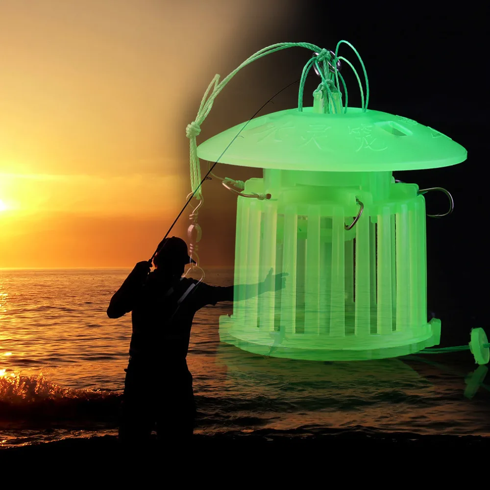 Wholesale Bait Cage Fishing Trap Basket Feeder Fishing Lure Cage Fish