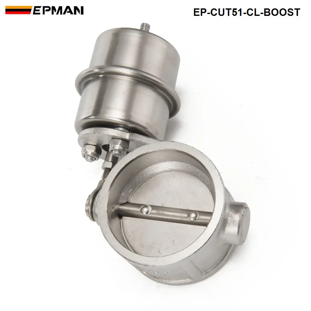 Выпускной контрольный клапан комплект выреза " 51 мм труба закрыта с повышающим приводом с беспроводным пультом дистанционного управления набор EP-CUT51-CL-BOOST-BZ
