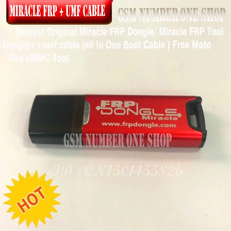Miracle FRP dongle + all in one boot cable - GSMJUSTONCCT -a