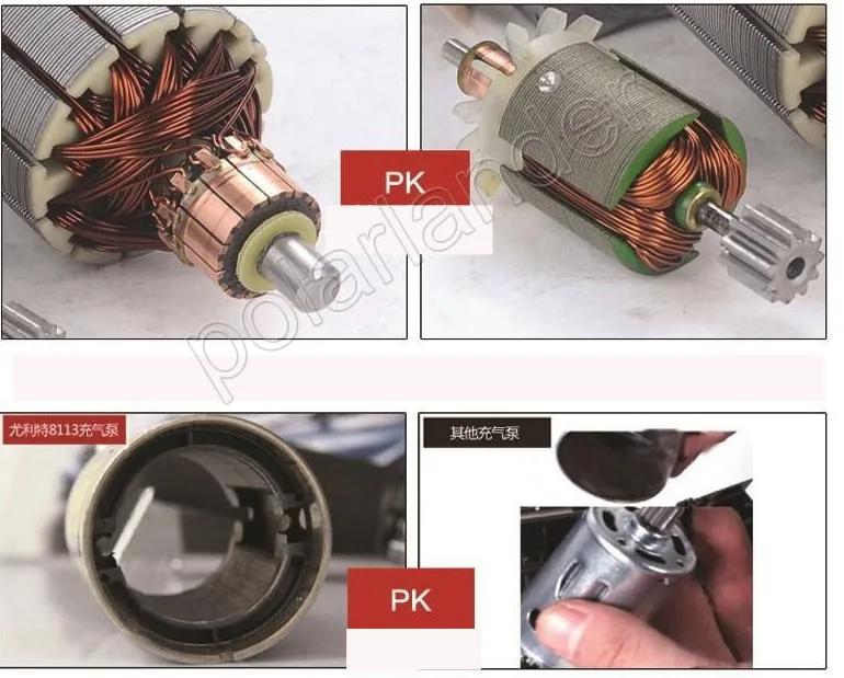 Высококачественный, для шин насос подкачки Портативный супер поток 100PSI YD-3035 насос для автошин/автомобильный воздушный компрессор