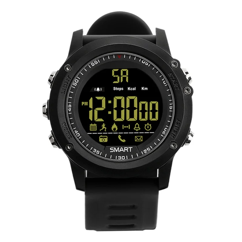 Outdoor Smart Watch Sport Pedometer 50m Depth Waterproof SmartWatch Message Reminder Alarm Wearable Devices For iOS Android | Электроника