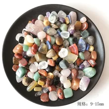 50g 4 tamanhos irregular mistura pedras cascalho cristal cura reiki cristal gema pedras naturais e minerais