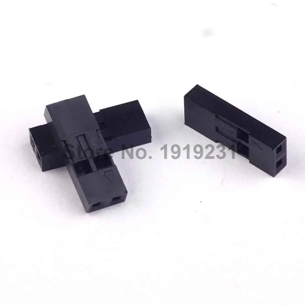 100 шт. пластиковые штекеры Dupont 2 54 мм контакта 2P|dupont connector 2p|dupont 2pwire 2pin |