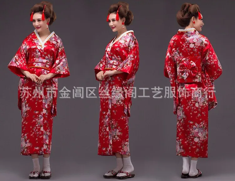 Новинка, хлопковый Халат-кимоно в стиле пиона, YukataJapanese Haori, костюм, платье с Obi Yukata высокого качества