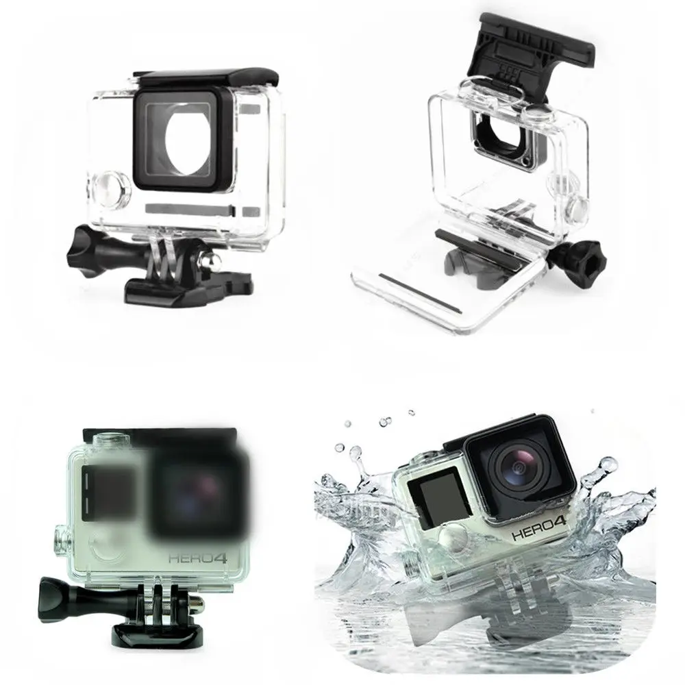 Gopro hero 4/3 plus 3 2 Стандартный подводный водонепроницаемый корпус чехол для 4 Hero