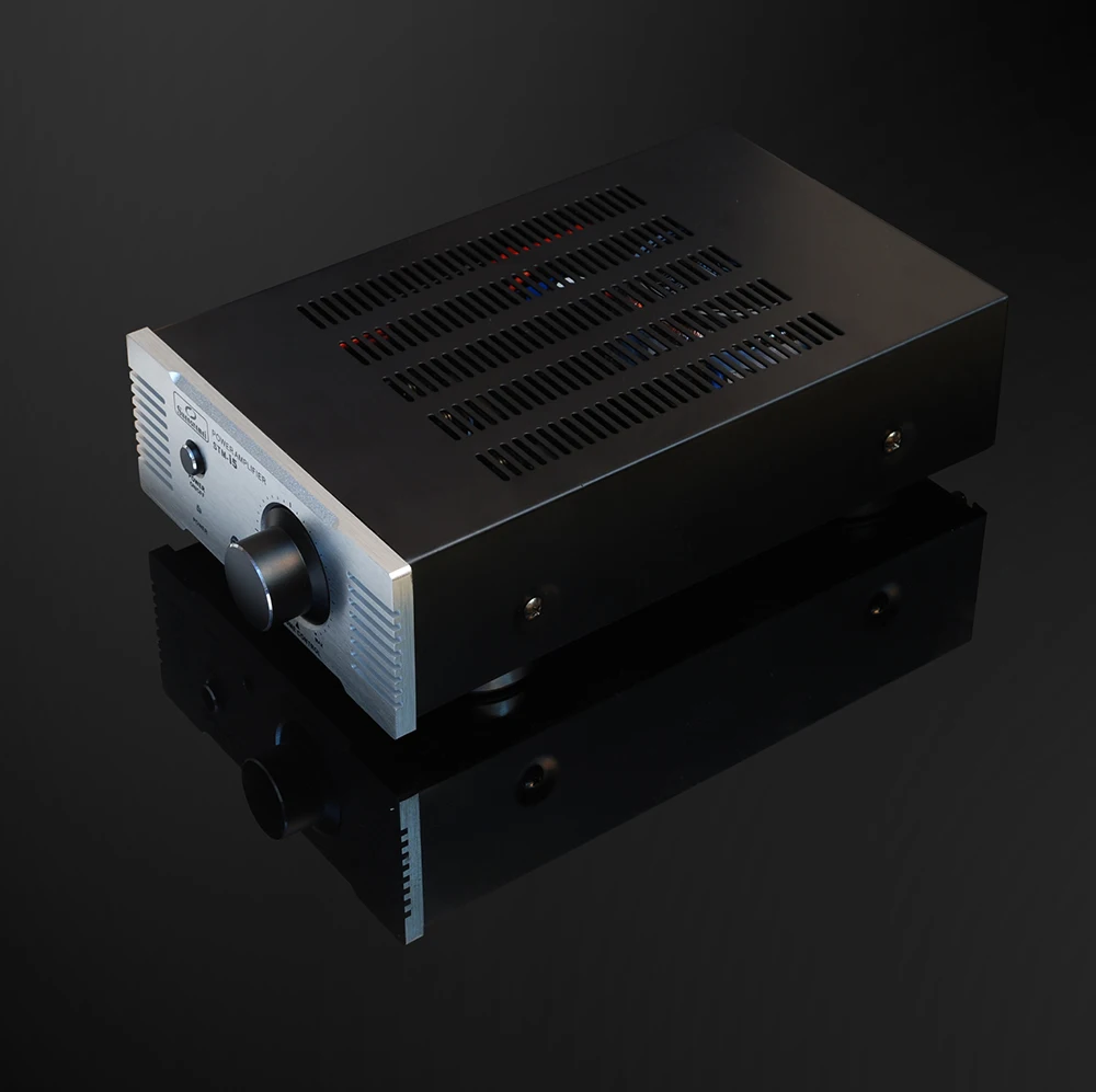 SMT I5A HiFi 2 0 цифровой аудиоусилитель вход RCA/AUX 80 Вт * Линейный источник питания В