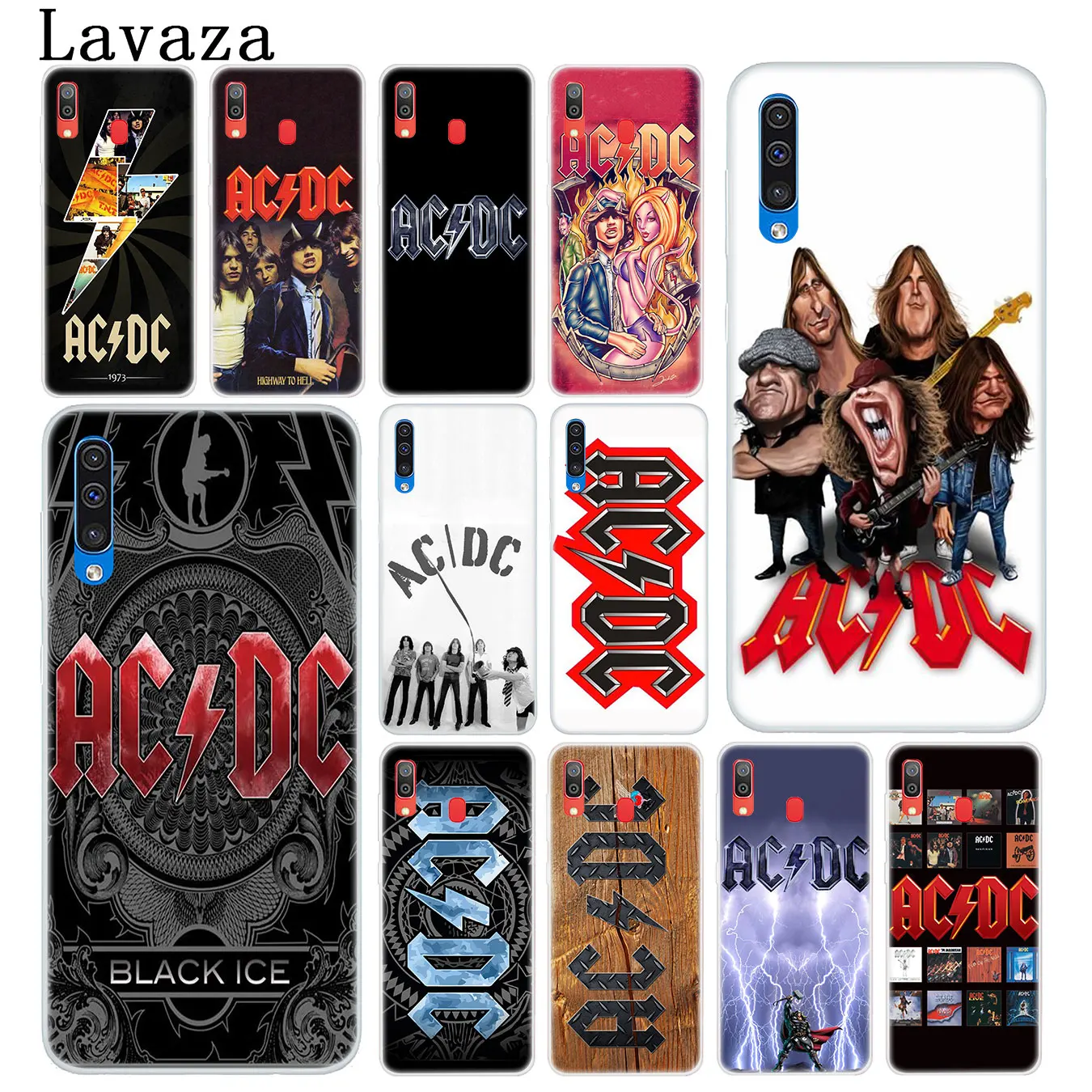 

Lavaza ac dc acdc poster music Hard Transparent Phone Case for Samsung Galaxy A10 A20 A30 A40 A50 A60 A70 M10 M20 M30 M40 Cover