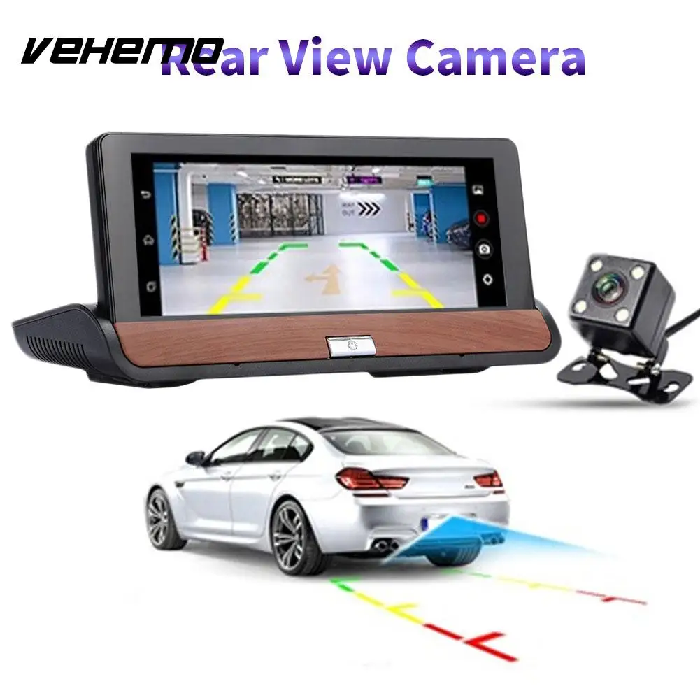 

Vehemo DVR Camera DVD Player Video Recorder Android 5.0 FHD WIFI Cyclic Recording G Sensor Car GPS DVR GPS Navigator