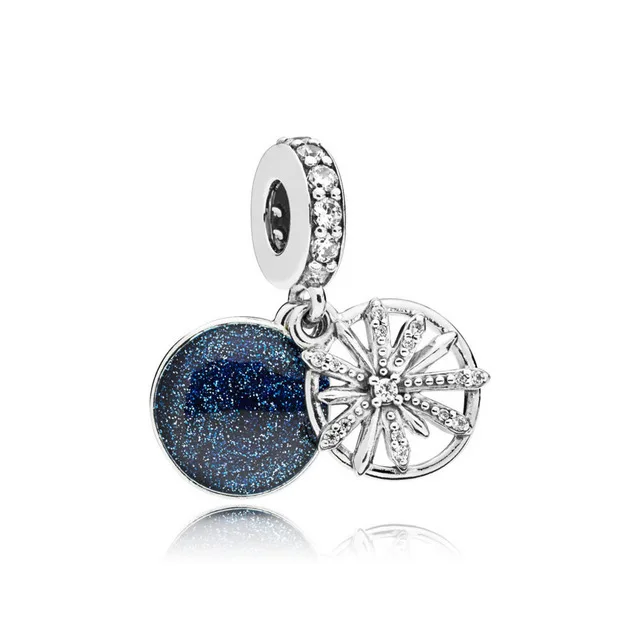 

Kaliyah 100% 925 Sterling Silver 1:1:797531cz Dazzling Desires Hanging Original Charm Winter Jewel Gift