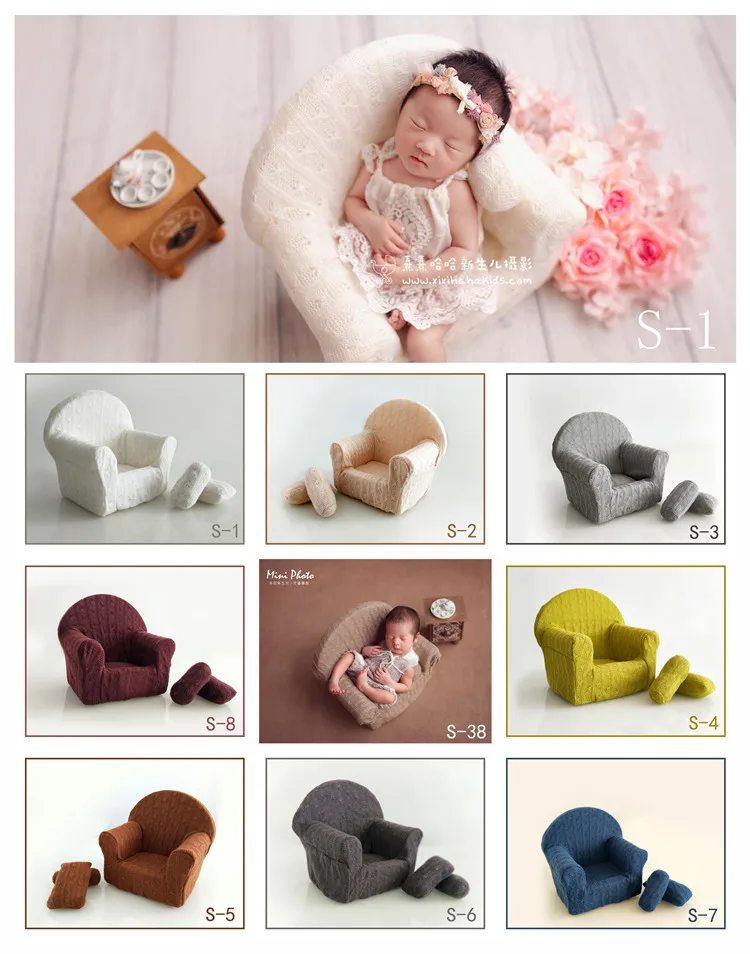 Детский диван и подушки новорожденных Фото Опора детские сиденья фото аксессуар для стрельбы ребенок позирует Studio младенческой