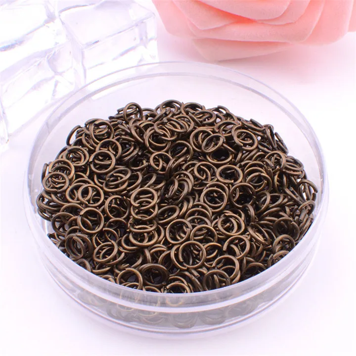 6  50g 3-16mm Open Jump Ring Jewelry Accessories Single Closed Ring For Earrings Necklace Bracelet Handmade Diy Jewelry Marking