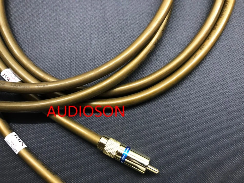 AUDIOSON Hi End Van Den Hul VDH Гибридный RCA соединительный кабель без коробки|Кабели VGA| |