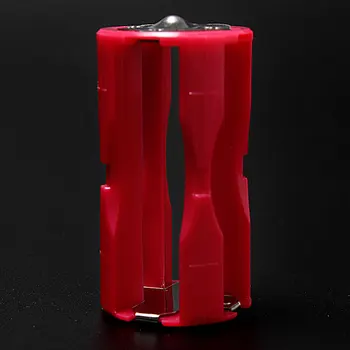 

20PCS/lot 1.5V 4 x AAA To C Size Type Battery Parallel Red Conversion Tube AAA Battery Storage Box For 4 AAA Battery