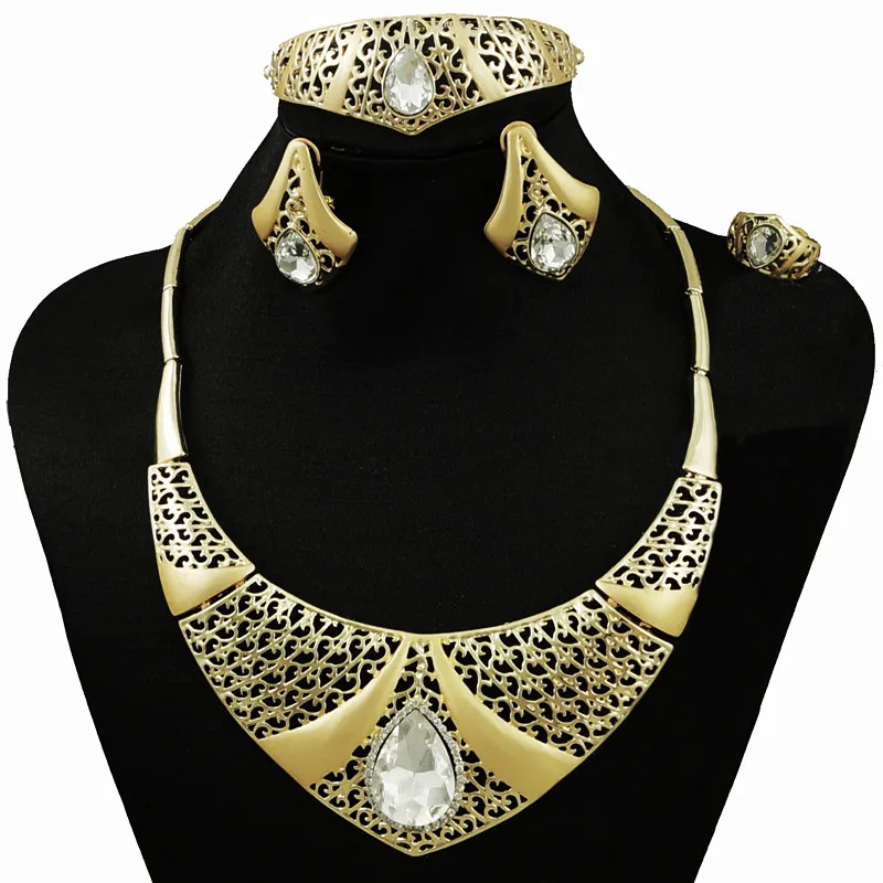 Buy dubai gold african gold jewelry sets wedding