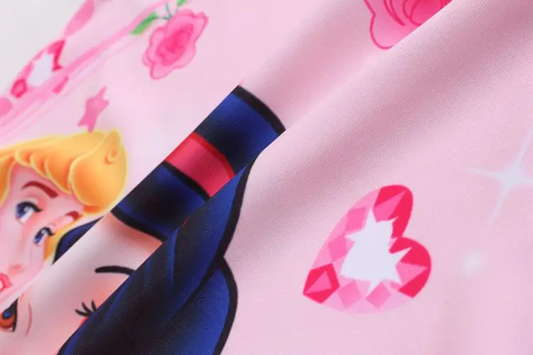 Disney детская одежда с изображением Эльзы из мультфильма "Холодное сердце", домашняя одежда Лето Ночное белье для девочек; robe ночные рубашки «Принцесса» Хлопковая пижама для холодного времени года красивое детское платье