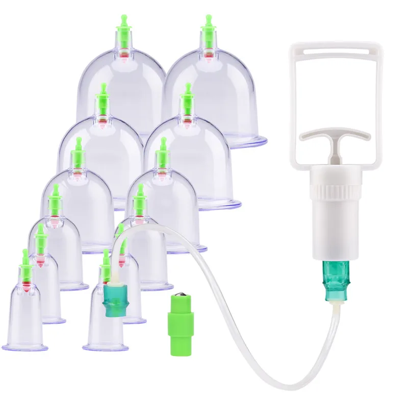 12 PCS Vacuum Cupping Instrument for Health Care Anti Cellulite Vacuum