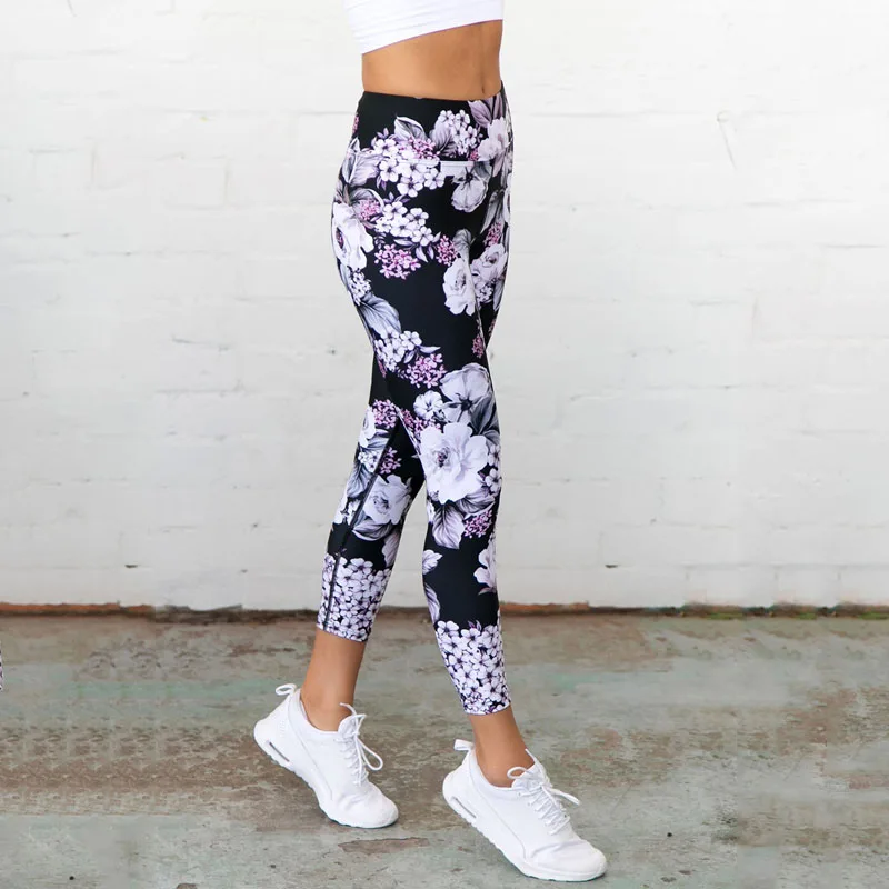 ربيع جديد الزهور 3d المطبوعة 2018 الرياضية النساء طماق أزياء مرونة رفع تجريب اللياقة البدنية leggins نحيل السراويل قيعان ربيع جديد الزهور 3d المطبوعة 2018 الرياضية النساء طماق أزياء مرونة رفع تجريب اللياقة البدنية leggins نحيل السراويل قيعان