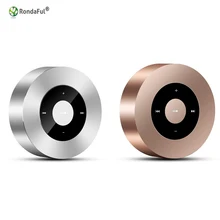 Mobile Phone Wireless Bluetooth Speaker Mini Audio Card-Inserted Touch Screen Portable Subwoofer Metal HIFI Sound Effects