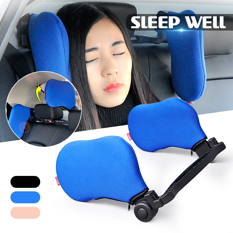 

New Style Auto Car Seat Pillow Travelling Car Headrest Neck Pillow Revolving Neck Rest Seat Headrest Cushion Pad Seat Support