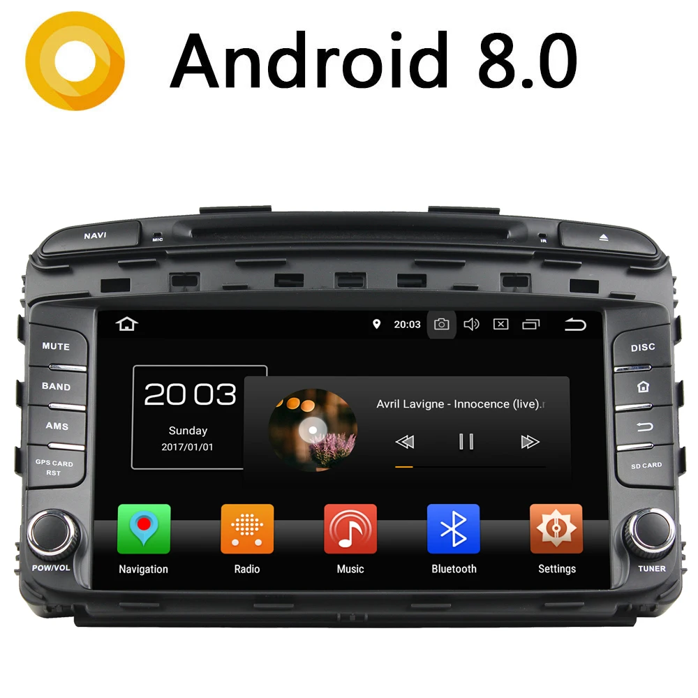 Android 8 0 Octa Core Car DVD Player Multimedia For Kia Sorento 2015 2016 Car Radio
