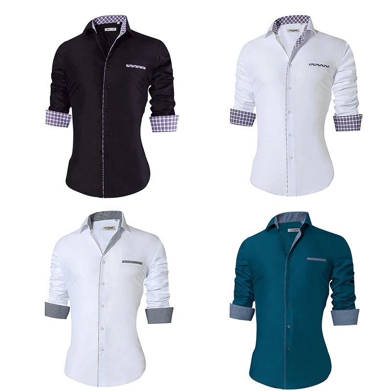 2018 الخريف الرجال فستان كاجوال قميص يتأهل أنيقة الرسمي قميص الرجال طويل كم كبير حجم زر بلوزة Camisa الغمد 5XL