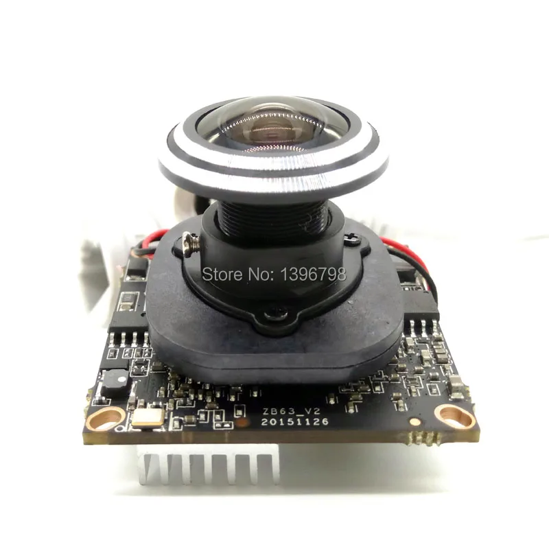 Модуль ip камеры IMX322 2.0MP 1080P 360 градусный широкий угол рыбий глаз панорамная камера
