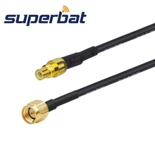 Superbat SMA штекер к SMC гнездовой разъем Pgtail РЧ коаксиальный кабель RG174 15 см для беспроводной