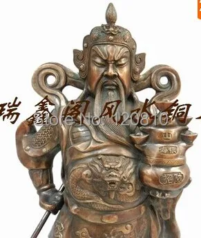 

Bronze statue copper guan gong decoration mammographies lucky guan gong technology gift