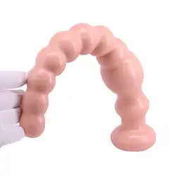 Супер длинные анальные бусы Buttplug Prostata стимулятор Dilatador анальный штекер большие анальные шарики эспандер анус секс-игрушки для женщин