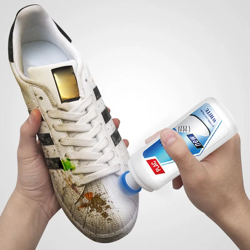 100ML White Shoe Cleaner Shoe Cleaner Sneakers Kit Effective Shoes Cleaning  Gel For Removing Stains And Dirt Easy To Carry F - AliExpress