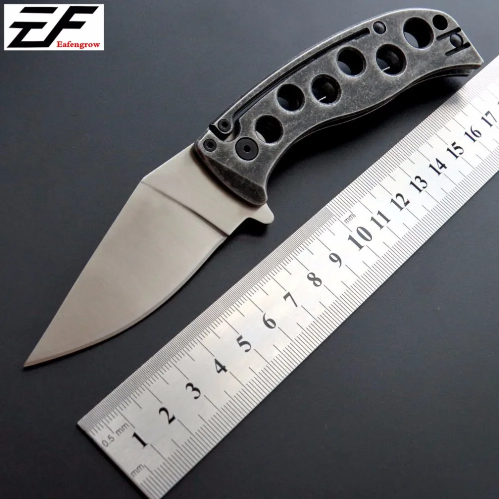 

Eafengrow C192TI Folding Blade Knife 9Cr18Mov steel Blade pocket knives Outdoor Camping Tool Knives EDC C192 Tactical tool Knife