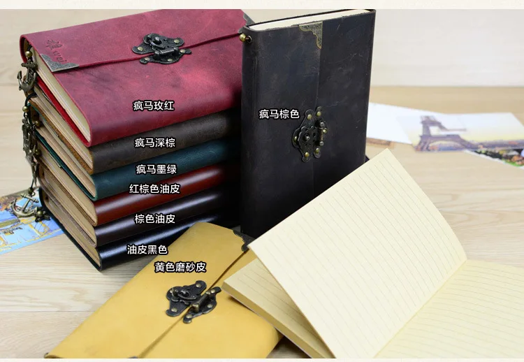 Винтажный античный кожаный дневник Ручной Работы Buffalo Travel дневник-классический мягкий кожаный связанный блокнот для письма