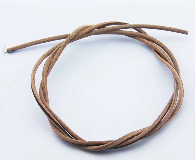 common quality ! Old sewing machine belt leather belt with hooks