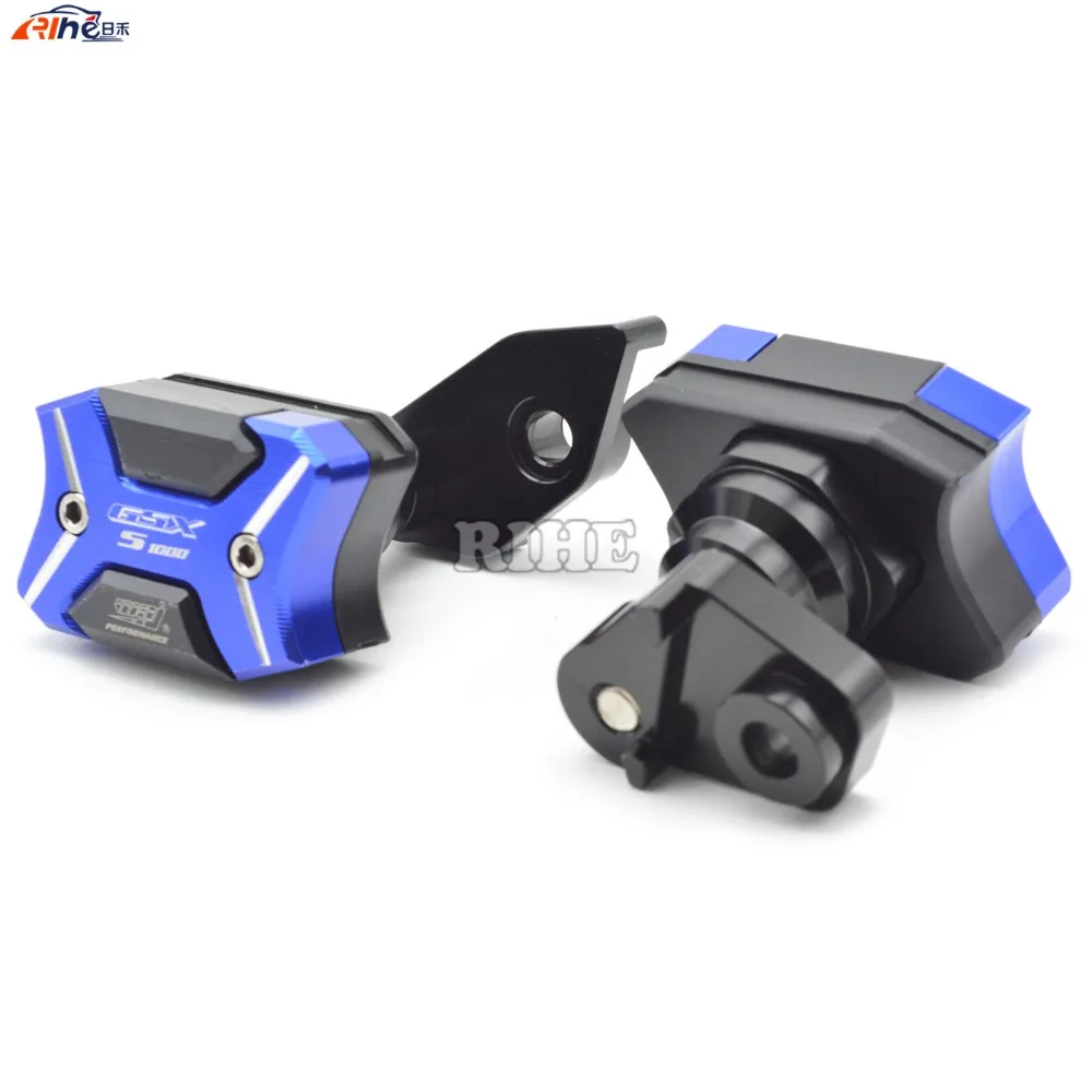 

Motorcycle cnc Left and Right Frame Slider Anti Crash Pads Engine Case Sliders Protector For Suzuki GSX-S1000 BK1300 2015-2016