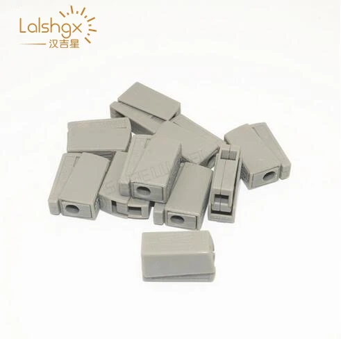 

Wholesale 20 PCS Push Wire Wiring Connector For Junction Box 4 pin Conductor Terminal Block * AWG 18-12