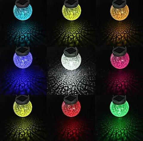 2 Led Color Changing Hanging Ed Gl Ball Solar Light Outdoor 2 Led Color Changing Hanging Ed Gl Ball Solar Light Outdoor Garden Lamps