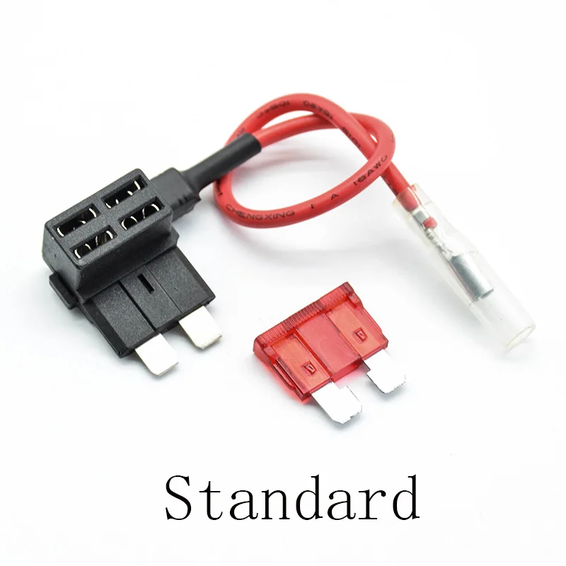 5Pcs Add A Circuit ATO ATC Mini Blade Fuse Splice Holder Piggy Back - View #10