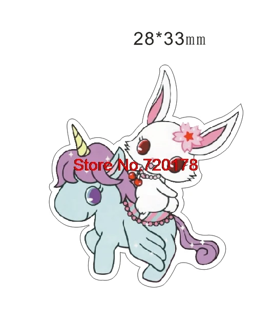 

Cartoon Unicorn and Cat planar resin crafts for DIY Crafts Embellishment resin flatback RET1474