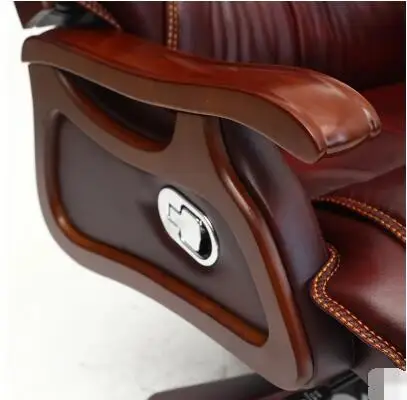 Может положить стул из твердой древесины taipans кожаный офисный стул|leather office