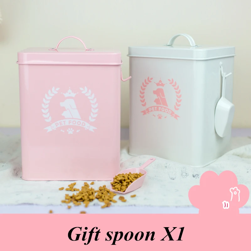 

Direct dog food storage barrel sealed barrel pet cat food storage tank storage box thickening moisture-proof send spoon