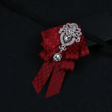 Мужские и женские общие высококачественные Шкатулка для аксессуаров галстук мужской черный белый Алмазный Подарочный галстук-бабочка