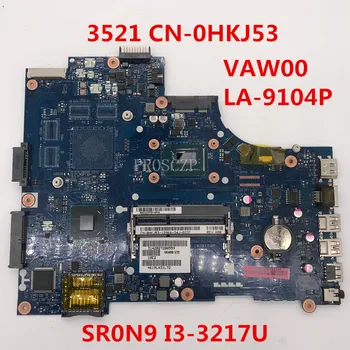 

Free shipping For 3521 Laptop motherboard CN-0HKJ53 0HKJ53 HKJ53 VAW00 LA-9104P With SR0N9 I3-3217U CPU working well