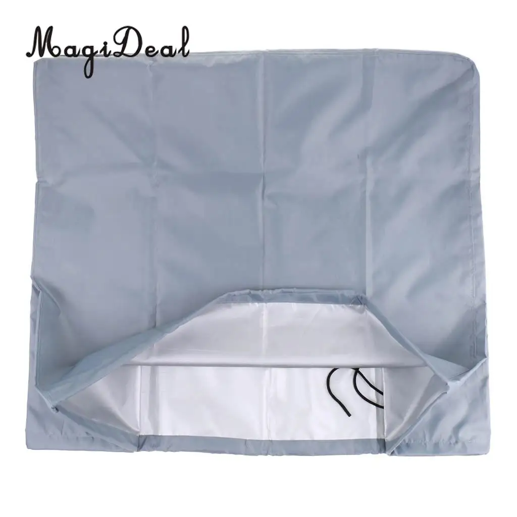 MagiDeal 30 to 90 HP Outboard Motor Boat Engine Protector Cover Universal Trailerable Grey