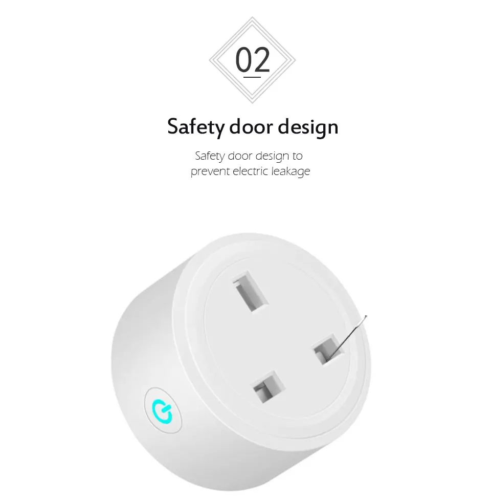 1 PC Smart WiFi Socket UK Plug Home Wireless Outlet Voice Intelligent Control APP  Remote Control Timer Alexa Echo Google HOME (11)