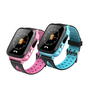 

Russian Waterproof GPS Phone Positioning Children Kids Smart Watch SOS Kids Safe SIM Card Slot Flashlight Wrist Watch