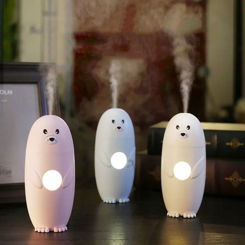 

Cool Leopard 250ML Desktop Mini USB Ultrasonic Air Humidifier Large Humidity Mist Maker Cute Atomizer Household Aroma Diffuser